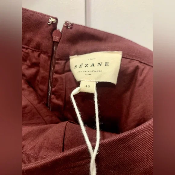 Magalia Skirt - Patchwork Red Brown, Size 8/FR40 NWT - Picture 10 of 11